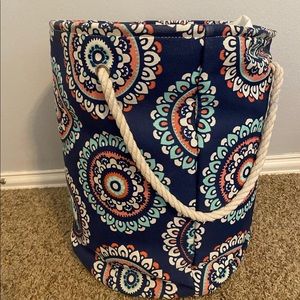 Mandala canvas hamper